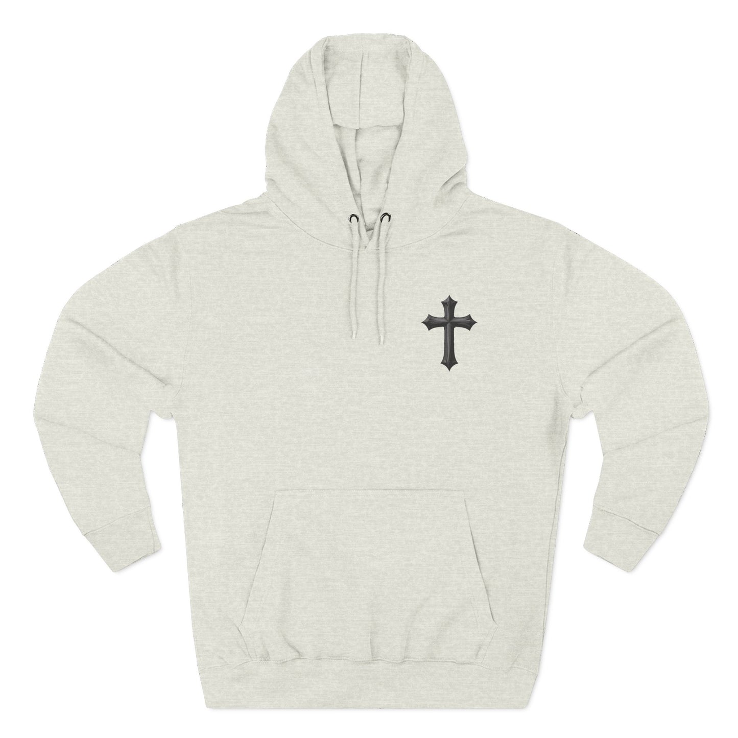 Three-Panel Fleece Hoodie