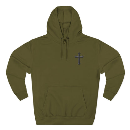 Three-Panel Fleece Hoodie