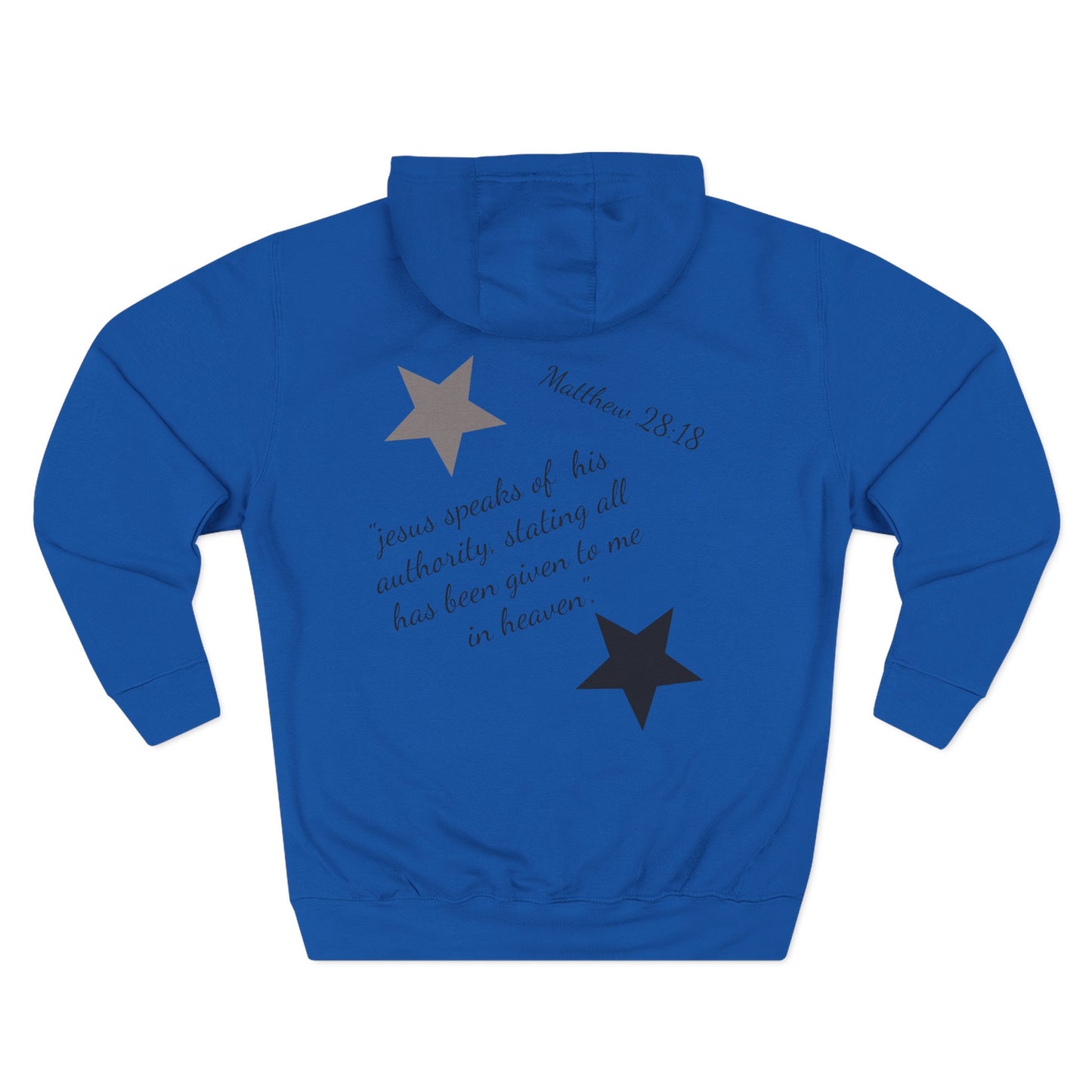 Three-Panel Fleece Hoodie