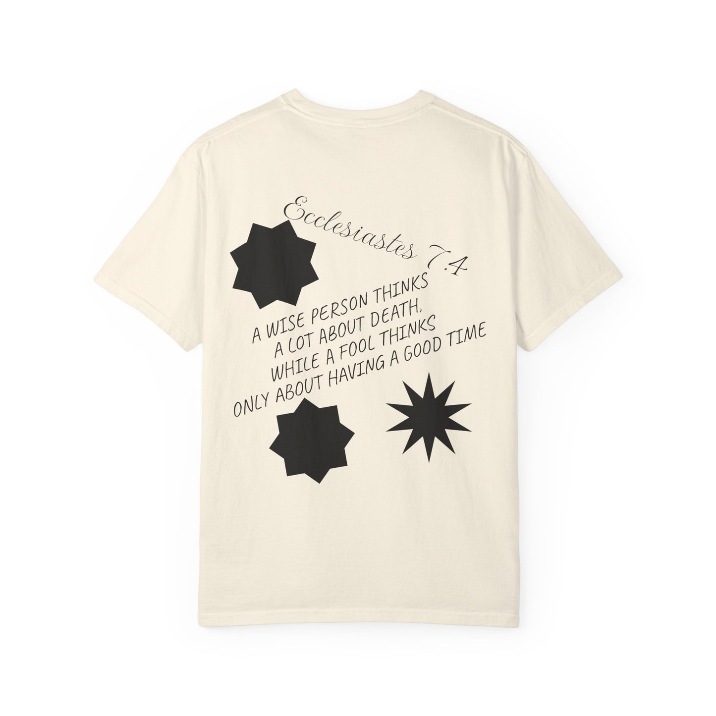 Unisex Cross Quote T-Shirt - Motivational Garment-Dyed Tee