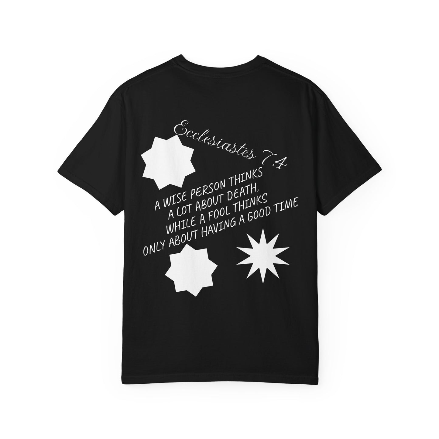 Unisex Cross Quote T-Shirt - Motivational Garment-Dyed Tee