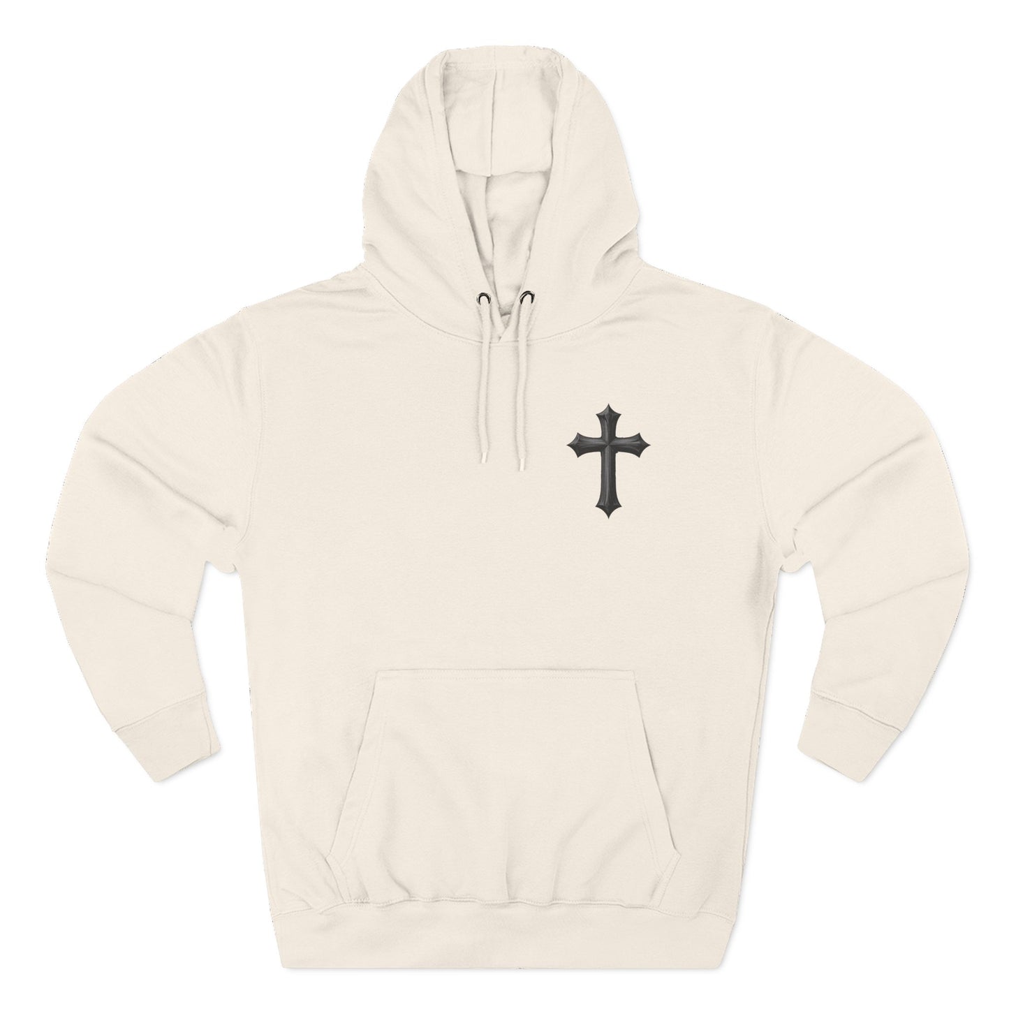 Three-Panel Fleece Hoodie