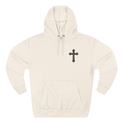 Three-Panel Fleece Hoodie