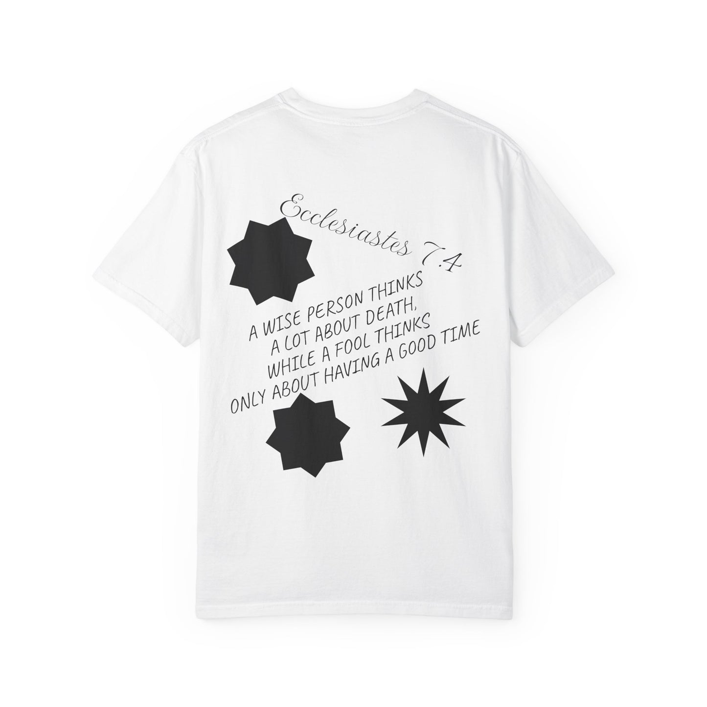 Unisex Cross Quote T-Shirt - Motivational Garment-Dyed Tee