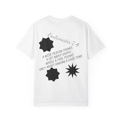 Unisex Cross Quote T-Shirt - Motivational Garment-Dyed Tee