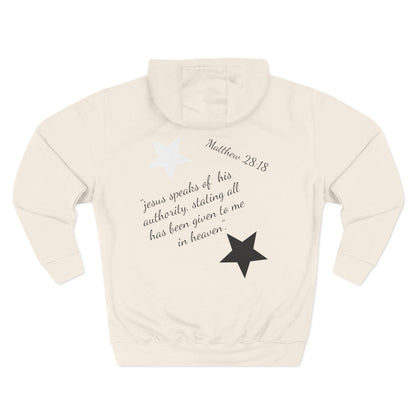 Three-Panel Fleece Hoodie