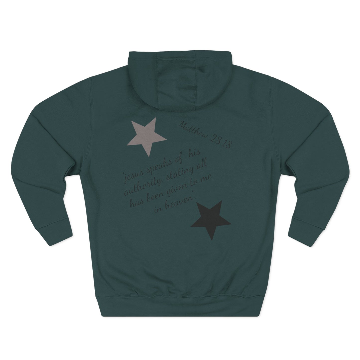 Three-Panel Fleece Hoodie