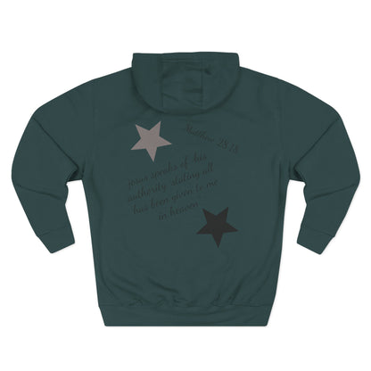 Three-Panel Fleece Hoodie