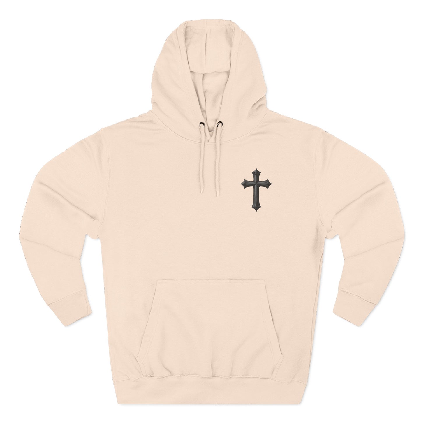 Three-Panel Fleece Hoodie
