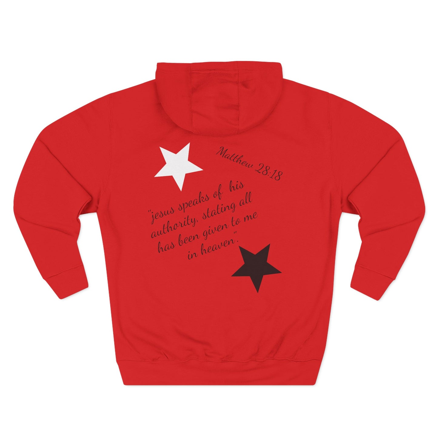 Three-Panel Fleece Hoodie