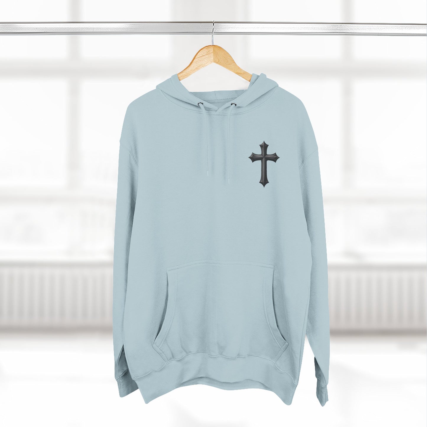 Three-Panel Fleece Hoodie