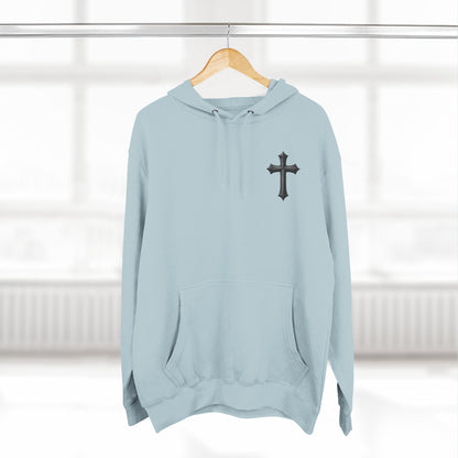 Three-Panel Fleece Hoodie
