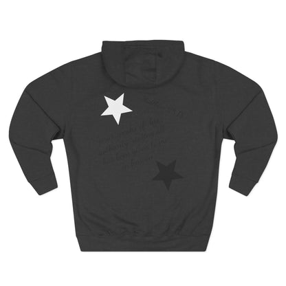 Three-Panel Fleece Hoodie