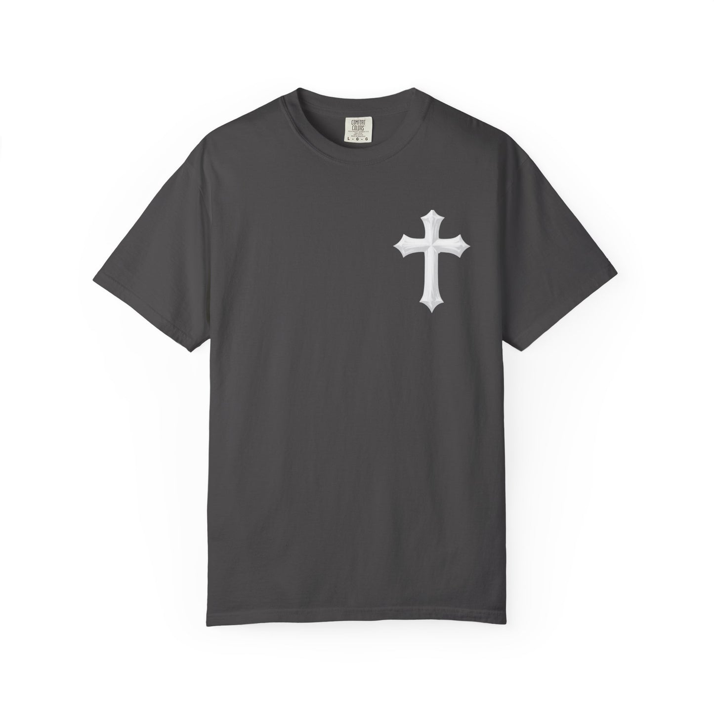 Unisex Cross Quote T-Shirt - Motivational Garment-Dyed Tee