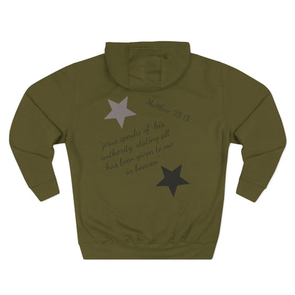 Three-Panel Fleece Hoodie