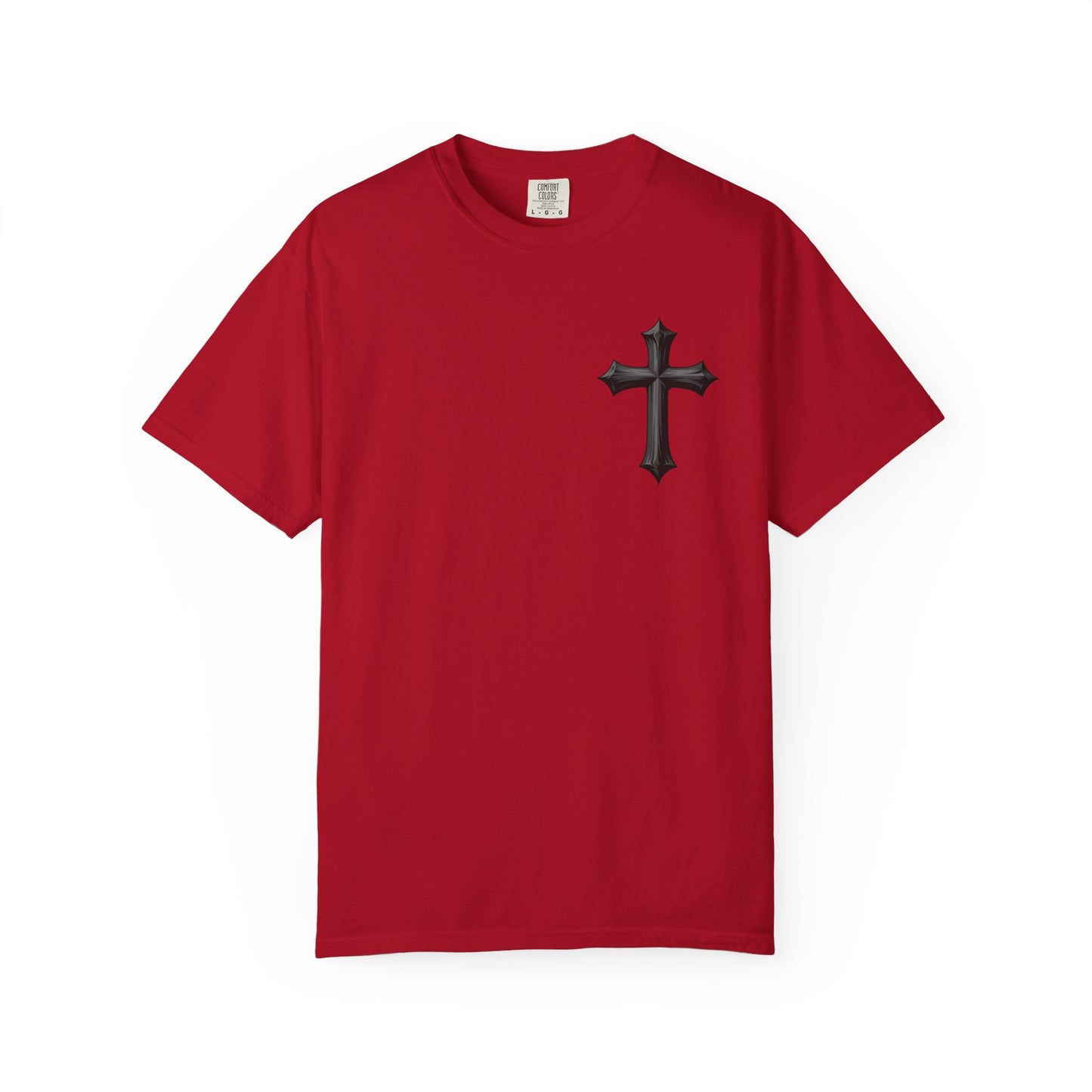 Unisex Cross Quote T-Shirt - Motivational Garment-Dyed Tee